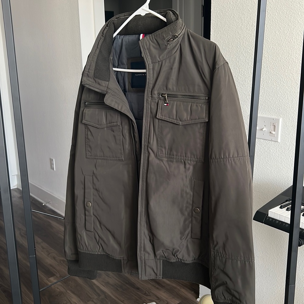 Tommy Hilfiger Olive Green Jacket